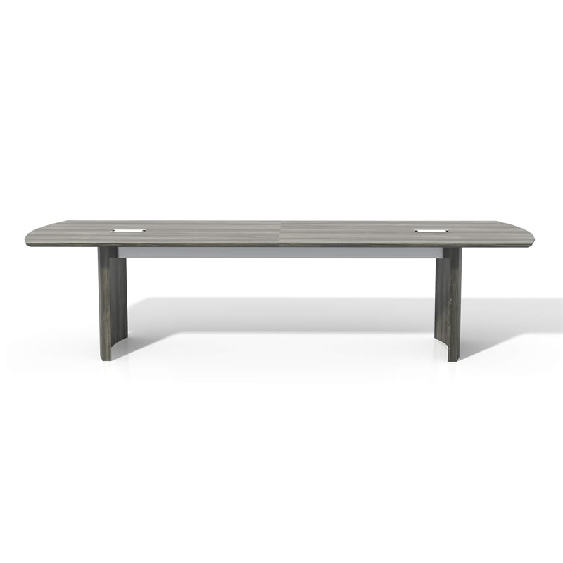 Safco Medina 10' Conference Table in Gray Steel