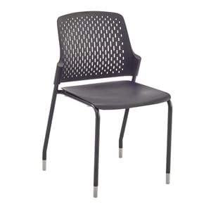 Next Stack Chairs(4) in Black - 19.75&quotL x 19.75&quotW x 33&quotH