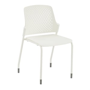 Next Stack Chairs(4) in White - 19.75&quotL x 19.75&quotW x 33&quotH
