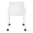 Next Stack Chairs(4) with Casters in White - 22