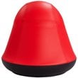 Safco Active Vinyl Upholstered Swivel Pump Ball Chair in Red
