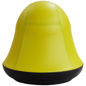 safco active vinyl upholstered swivel pump ball chair in green