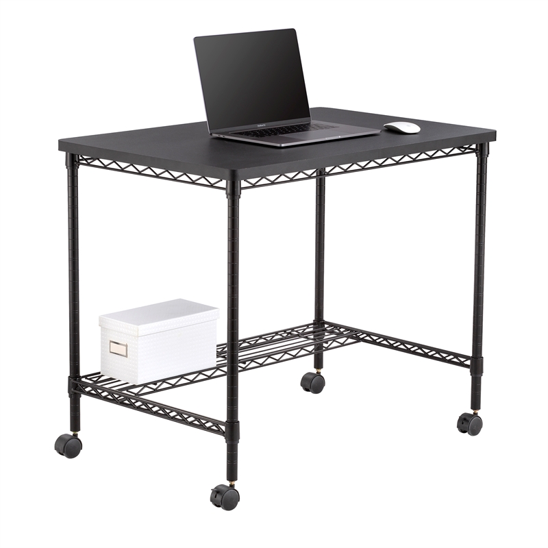 Safco Wire Desk in Black - 26