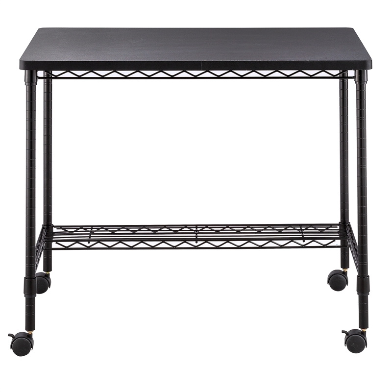 Safco Wire Desk in Black - 26