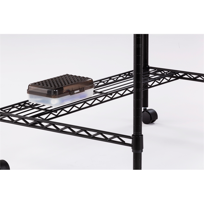 Safco Wire Desk in Black - 26