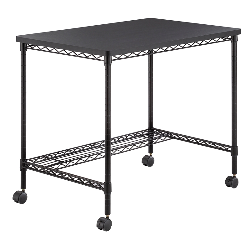 Safco Wire Desk in Black - 26