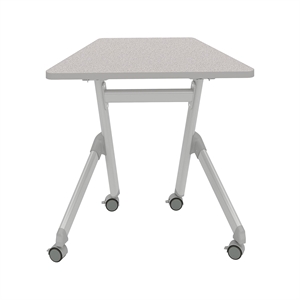 Safco Learn Nesting Trapezoid Desk in Gray