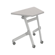 Safco Learn Nesting Trapezoid Desk in Gray