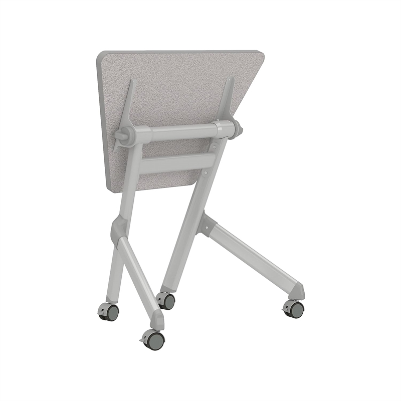 Safco Learn Nesting Trapezoid Desk in Gray