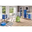 Safco Learn Nesting Rectangle Desk in Gray