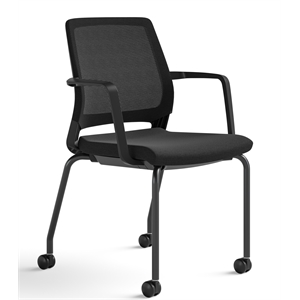 safco medina guest chair in black