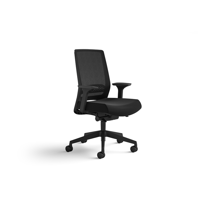 Safco Medina Deluxe Task Chair in Black