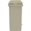 Safco Products Plastic Step-On Touchless 32 Gallon Trash Can in Tan