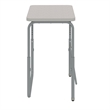 AlphaBetter 2.0 Height Adjustable Student Desk Pendulum Bar in Gray