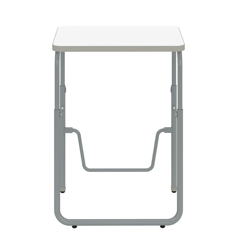 AlphaBetter 2.0 Height Adjustable Student Desk Pendulum Bar in White