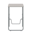 AlphaBetter 2.0 Height Adjustable Student Desk Pendulum Bar in Gray