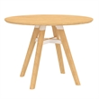 Safco Resi Contemporary Maple Wood Sitting-Height Table in Beige