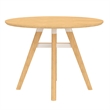 Safco Resi Contemporary Maple Wood Sitting-Height Table in Beige