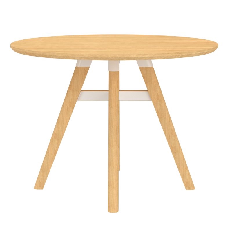 Safco Resi Contemporary Maple Wood Sitting-Height Table in Beige