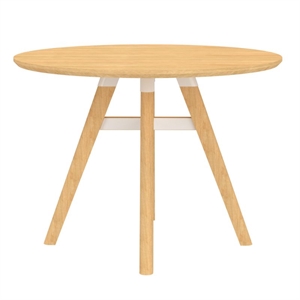 safco resi maple wood sitting-height table in beige