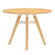 Safco Resi Contemporary Maple Wood Sitting-Height Table in Beige