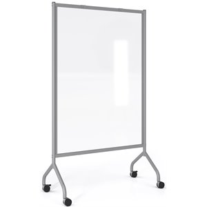Safco Impromptu 42&quot x 72&quot Acrylic Screen Room Divider in Clear