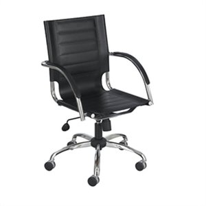 safco flaunt managers office chair in black