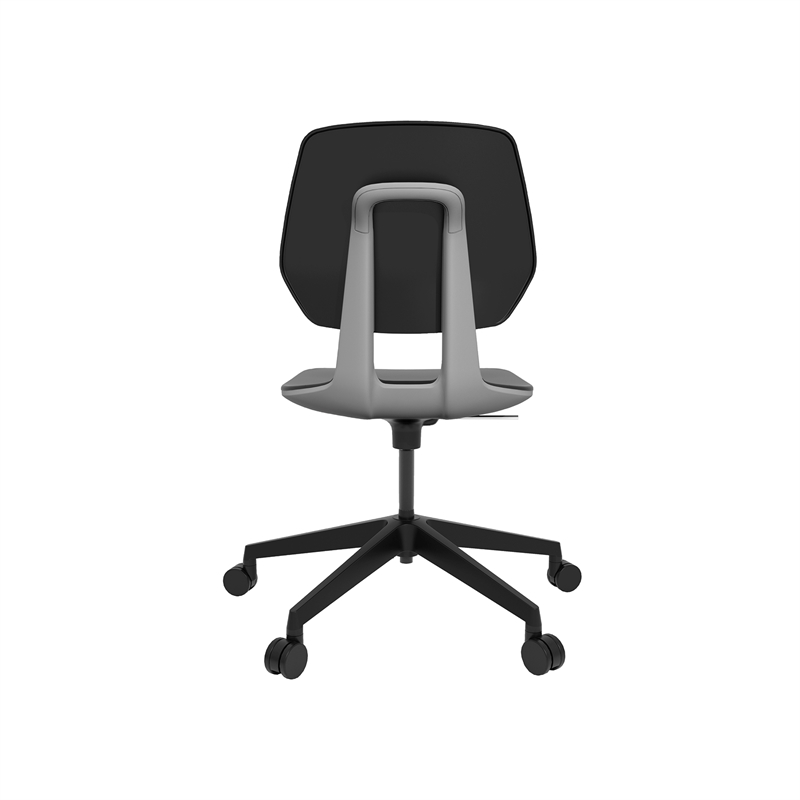 Safco Commute Modern Adjustable Rolling Office Chair Contemporary Seating Black