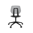 Safco Commute Modern Adjustable Rolling Office Chair Contemporary Seating Gray