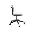 Safco Commute Modern Adjustable Rolling Office Chair Contemporary Seating Gray