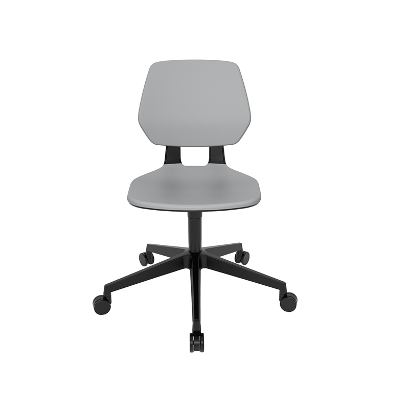 Safco Commute Modern Adjustable Rolling Office Chair Contemporary Seating Gray