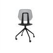 Safco Commute Modern Adjustable Rolling Office Chair Contemporary Seating Gray