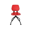 Safco Commute Modern Adjustable Rolling Office Chair Contemporary Seating Red