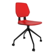 Safco Commute Modern Adjustable Rolling Office Chair Contemporary Seating Red