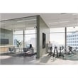 Safco Products Mirella SOHO Desk with Built-In Pedestal White Ash Easy Assembly