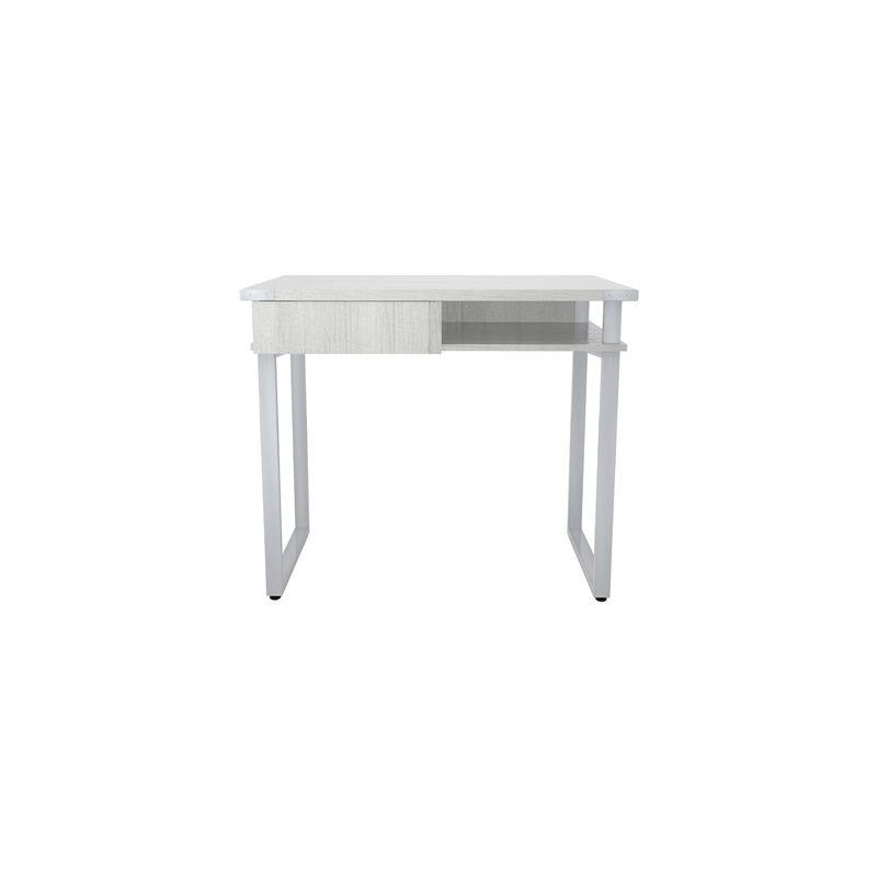Safco Products Mirella SOHO Desk with Drawer White Ash