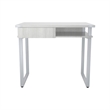 Safco Products Mirella SOHO Desk with Drawer White Ash