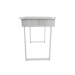 Safco Products Mirella SOHO Desk with Drawer White Ash