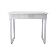 Safco Products Mirella SOHO Desk with Drawer White Ash