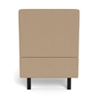 Safco Movvi single seat no arm taupe fabric