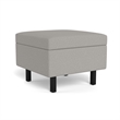 Safco Movvi single chase cushioned silver fabric