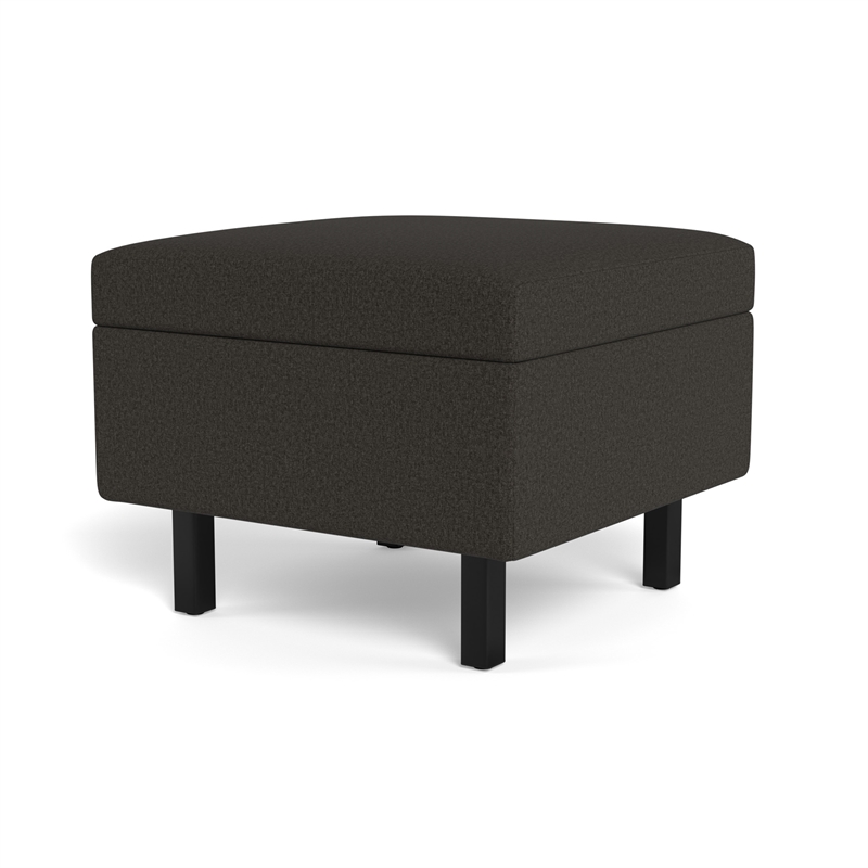 Safco Movvi single chase cushioned slate fabric