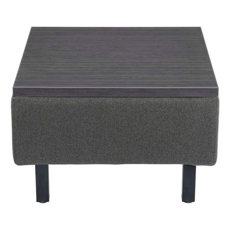Safco Movvi end table or separate Slate Fabric