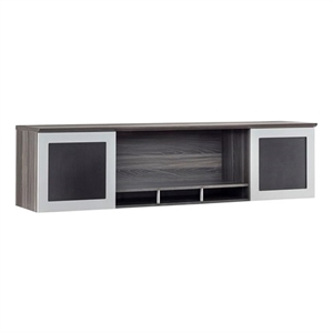 Safco Medina 63&quot Wood Hutch Gray