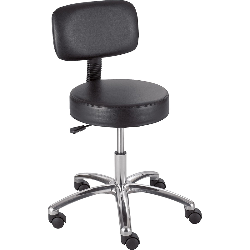 Safco Black Lab Stool with Pneumatic Lift