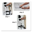 Safco Task Master Economy Industrial Drafting Chair in Black