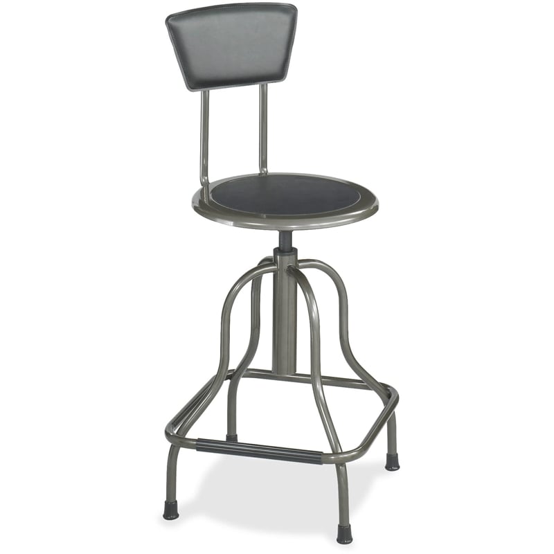 Safco Diesel Black High Base  Diesel Industrial Stool