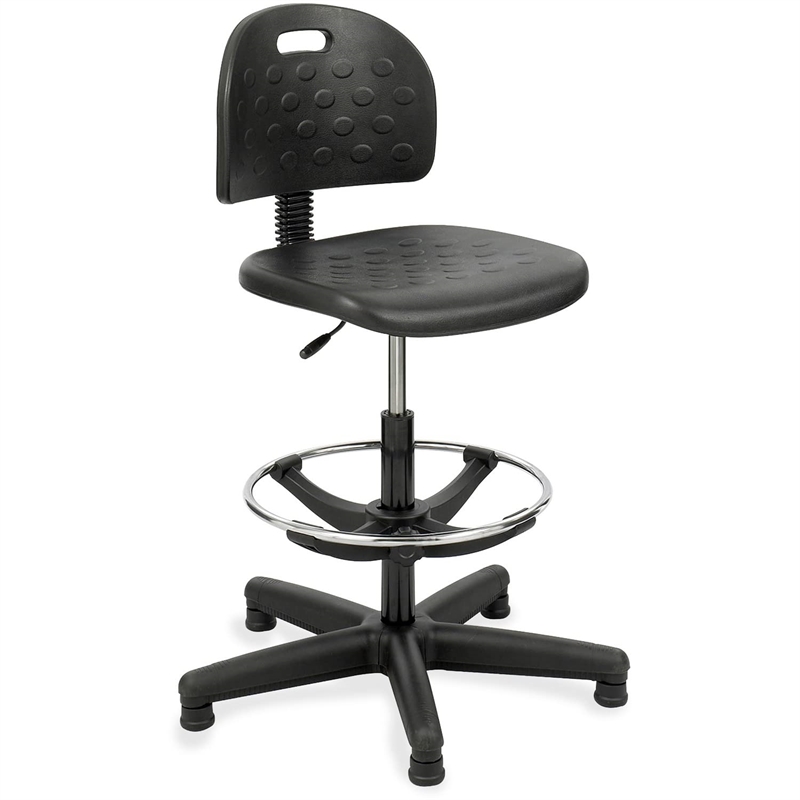 Safco Economy Workbench Drafting Chair in Black
