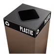 Safco Public Square Waste Lid for Recycling Receptacle Base