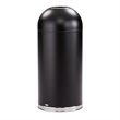 Safco Black Open Top Dome Receptacle